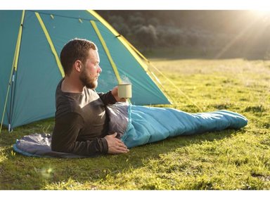 BOLSO BESTWAY CELESTE DORMIR HIBERHIDE10 220X75X50CM - 3