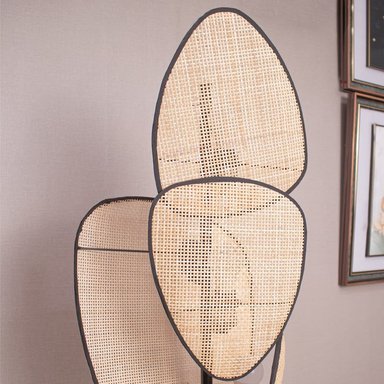 LAMPARA PANADECOR BEIGE DE PIE PISO RATTAN - 3