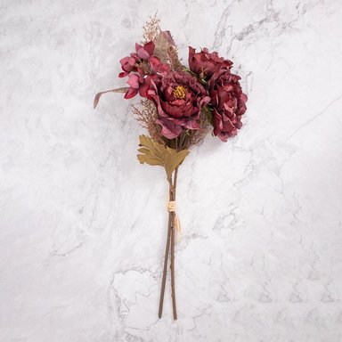 Ramos Rosas Rojo Panorama Hogar Pack De 4