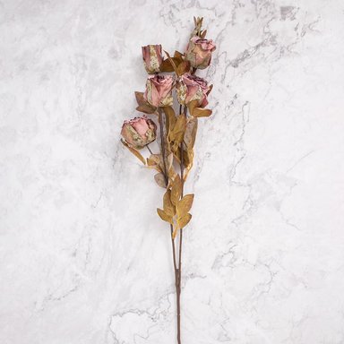 Rosa En Vara Panorama Hogar Pack De 4