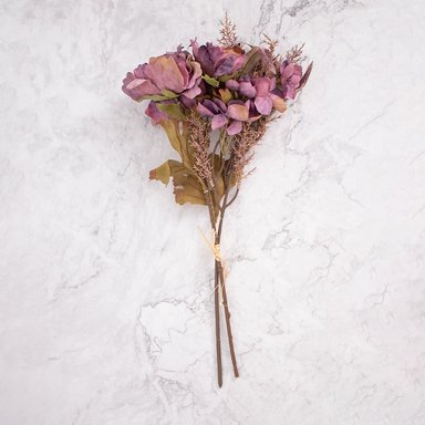 Ramos Peonías Morado Pack De 4