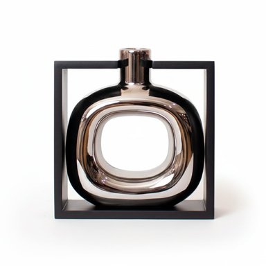 FLORERO PANADECOR MARCO NEGRO 175CM PORCELANA