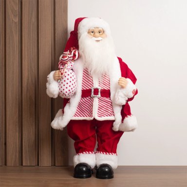 PAPA NOEL MUSICAL ROJO 60CM - 2