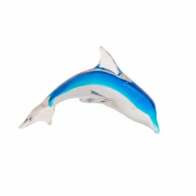 DELFIN AURA AZUL VIDRIO MURANO