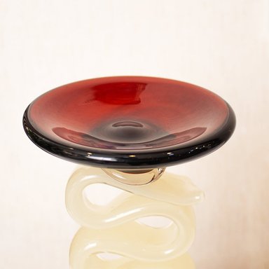 CANDELERO LUSSARA 28CM VIDRIO MURANO - 3