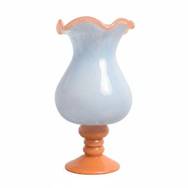 FLORERO CON BASE VIDRIO MURANO