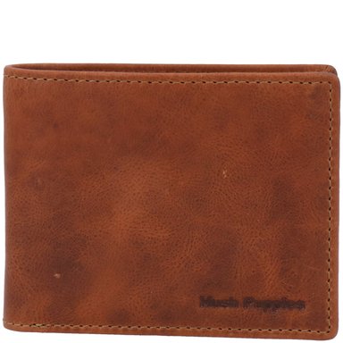BILLETERA HUSH PUPPIES PARA HOMBRE OM SIMPLE MARRÓN