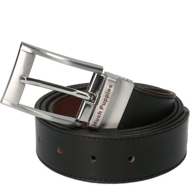 CORREA HUSH PUPPIES HOMBRE REVERSIBLE NEGRO