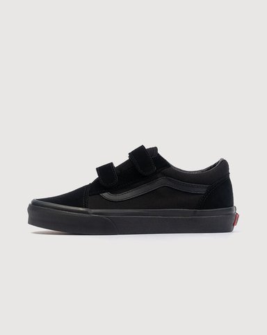 ZAPATILLAS VANS NIÑO OLD SKOOL V NEGRO