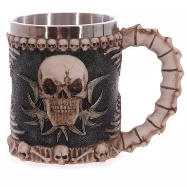 TAZA GIBBEN CALAVERA GHOST MUG SKULL