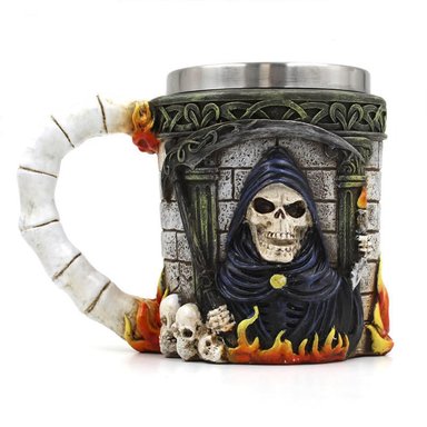TAZA CALAVERA PARCA MUG SKULL