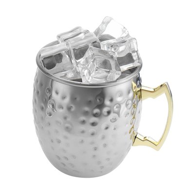 MUG GIBBEN DE ACERO MOSCOW MULE STAINLESS STEEL TAZA AMARTILLADO