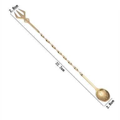 CUCHARILLA GIBBEN SPIDER ORO BAR VIEJO