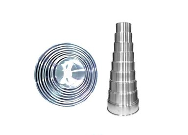 SET MOLDES GIBBEN PLANO ALUMINIO KEKERAS PLANAS X 9PZS REPOSTERIA