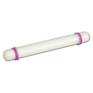 RODILLO GIBBEN NIVELADOR BLANCO AROS FONDANT 33CM REPOSTERIA