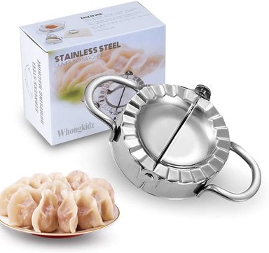 MOLDE GIBBEN PLATEADO EMPANADA DUMPLING ACERO 7.5 CM