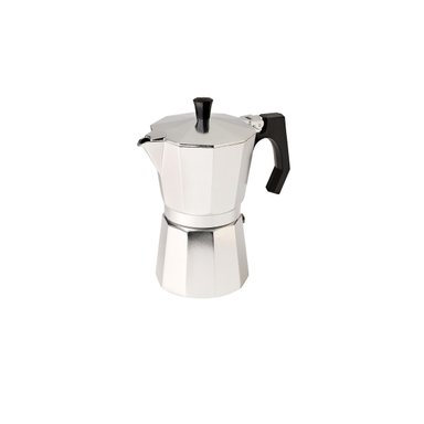 CAFETERA GIBBEN ITALIANA MOKA EXPRESS 9 TZS ACERO INOXIDABLE