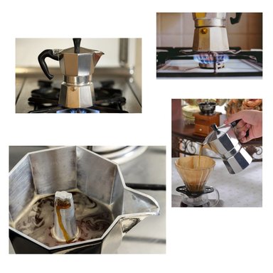 CAFETERA GIBBEN ITALIANA MOKA EXPRESS 9 TZS ACERO INOXIDABLE - 2