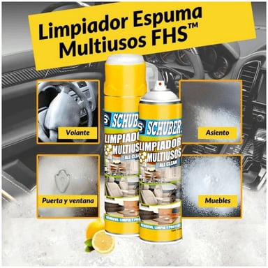 PACK 12 LIMPIADORES SCHUBERT ESPUMA MULTIUSOS - 3