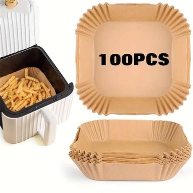 PAPEL CUADRADO PARA FREIDORA DE AIRE PACK 100PZS