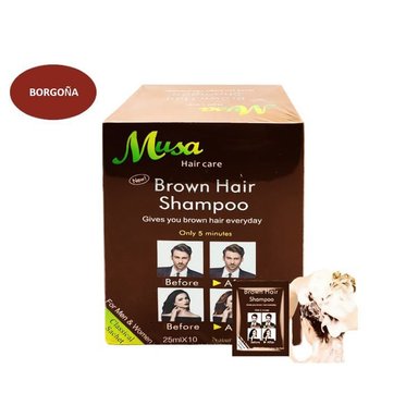 SHAMPOO TINTE MUSA BORGOÑA ANTICANAS - 1