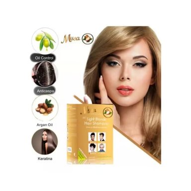 SHAMPOO TINTE MUSA RUBIO CLARO ANTICANAS - 1