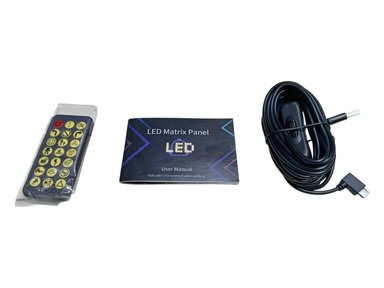 PANTALLA  TIRA LED OJOS FLEXIBLE PUBLICIDAD AUTOS 374X92MM - 4