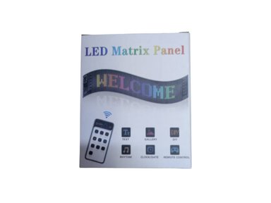 PANTALLA  TIRA LED OJOS FLEXIBLE PUBLICIDAD AUTOS 374X92MM - 5