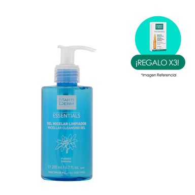 GEL MICELAR LIMPIADOR ESSENTIALS 200ML MARTIDERM - 1