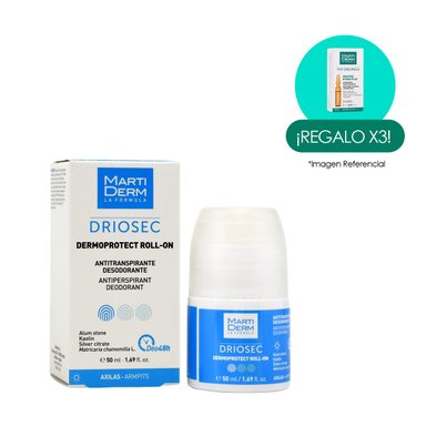 DESODORANTE DERMOPROTECT ROLL ON DRIOSEC 50ML MARTIDERM - 1