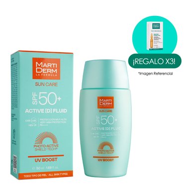 PROTECTOR SOLAR ACTIVE [D] FLUID FPS50+ SUN CARE 50ML MARTIDERM - 1