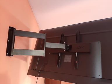 SOPORTE TB65 32' A 65' GIRATORIO TRIPLE ARTICULACION 32 A 65' NACIONAL NEGRO - 2