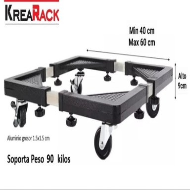 BASE JAPAN COCINA LAVADORA REFRI ETC CON RUEDA REGULABLE BASE