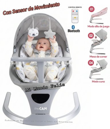 COLUMPIO INFANTI MECEDORA MUSICAL NIÑO BEBE