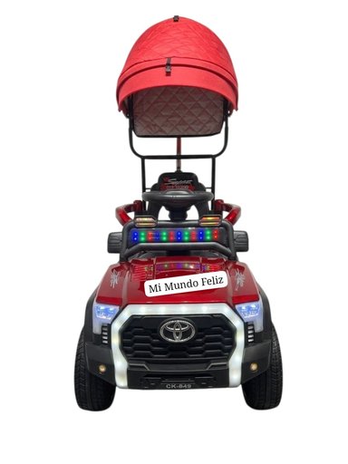 CARRITO PARA NIÑOS TOYOTIN MUSICAL BLUETOOTH ROJO - 2
