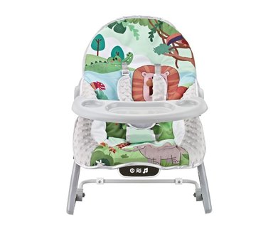 MECEDORA PARA BEBE VIBRADORA MUSICAL VERDE Bluetooth - 2