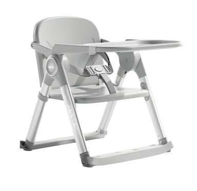 SILLA DE BEBE PARA COMER PLEGABLE PORTATIL GRIS - 2