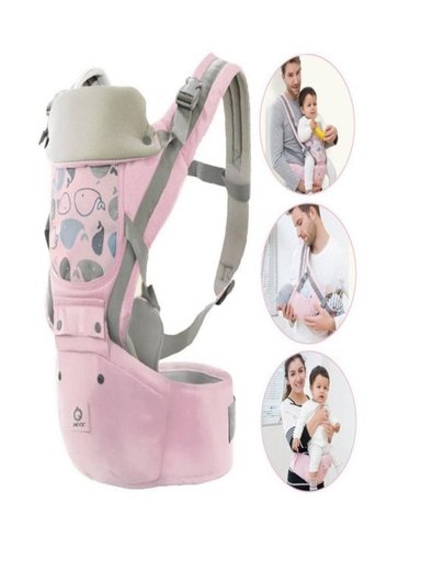 CANGURO 3EN1CAN ROSADO BEBÉ MULTIFUNCIONAL BEBE