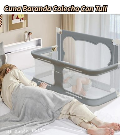 CUNA BARANDA COLECHO PARA BEBE FOMENTA EL APEGO