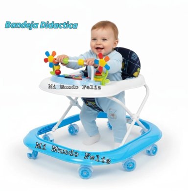ANDADOR PARA BEBE MUSICAL ARBOLITO AZUL