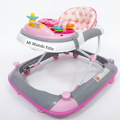ANDADOR PARA BEBE MUSICAL TIMONSITO ROSADO BLUETOOH - 2