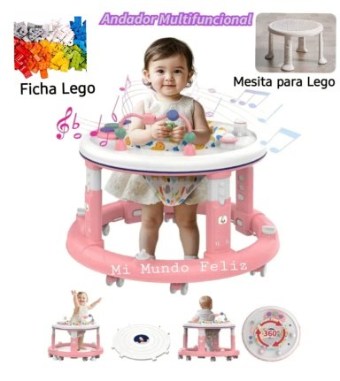 ANDADOR PARA BEBE MULTIFUNCIONAL MUSICAL PRINCESS