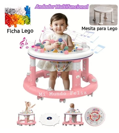 ANDADOR PARA BEBE MULTIFUNCIONAL MUSICAL PRINCESS - 1