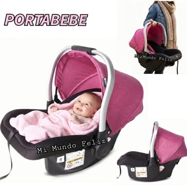 PORTABEBE ROSADO EBABY MANGO REGULABLE