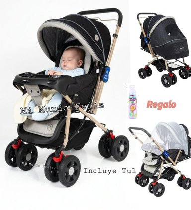 COCHE PARA BEBE AMPLIO ACOLCHADO BLACKING 2026