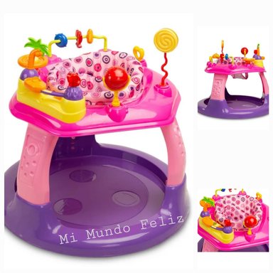 CENTRO DE ACTIVIDADES PARA BEBE ASIENTO GIRATORIO MUSICAL BLUE