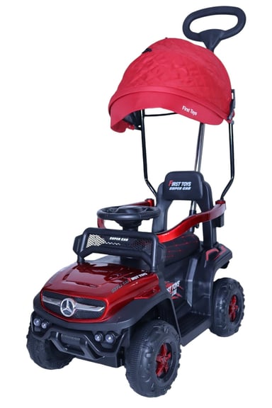 CARRITO ROJO NIÑOS BUGGY MERCEDES CON CONTROL REMOTO - 2