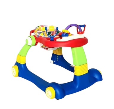 ANDADOR BABY BEBE 2 EN 1 CAMINADOR MUSICAL ROJO - 2