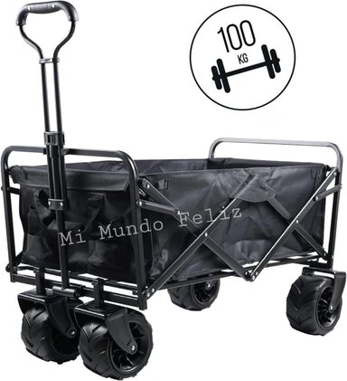 CARRITO PLAYERO PLEGABLE MULTIFUNCIONAL TODO TERRENO LLANTON - 1