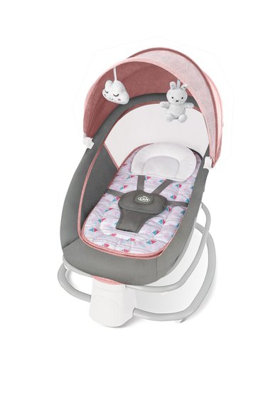 MECEDORA PARA BEBE AUTOMATICA DELUXE BLUETOOH 4 EN 1 PINK - 3